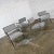 Steelcase Mid-Century Modern Industrial Style Chrome & Gray Armchairs by Steelcase Set of 4 For Sale - Image 4 of 13