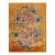 1930s Antique Yellow-Saffron Floral Modern Antique Chinese Art Deco Carpet Rug For Sale