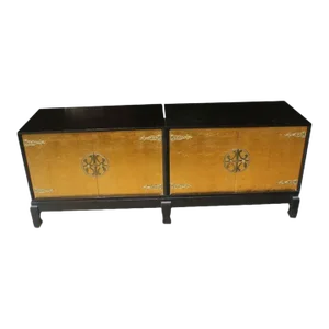 Attributed to Renzo Rutili for Johnson Furniture Asian Motif Cabinet
