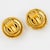1980s Sonia Rykiel Clip Earrings Gilded Metal and Blue Crystal Rhinestones For Sale - Image 5 of 7