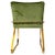 Office Armchair in Sea Bream and Green Velvet, Italy, 1970s For Sale - Image 6 of 10