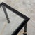 Vintage Textured Forged Iron and Glass Coffee Table with Gilt Knot Detail, 1970s For Sale - Image 4 of 11