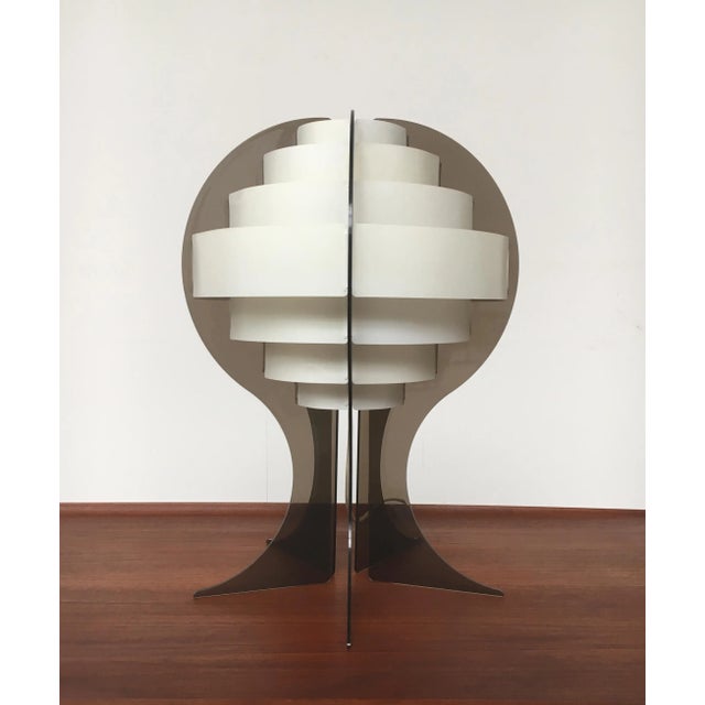 Mid-Century Danish Plastic Table Lamp by Flemming Brylle & Preben Jacobsen For Sale - Image 12 of 18