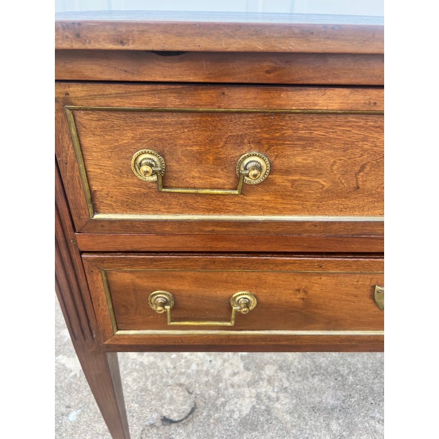 French French 19th Century Louis XVI Walnut Chest of Drawers For Sale - Image 3 of 12