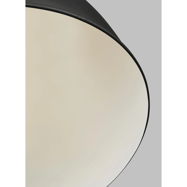 Traditional Thomas O'Brien by Visual Comfort Studio Logan Small Pendant, Black For Sale - Image 3 of 5