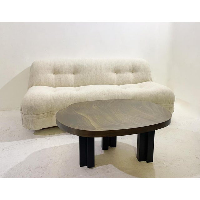 Mid-Century Brass Coffee Table by Christian Krekels, 1970s For Sale - Image 6 of 7