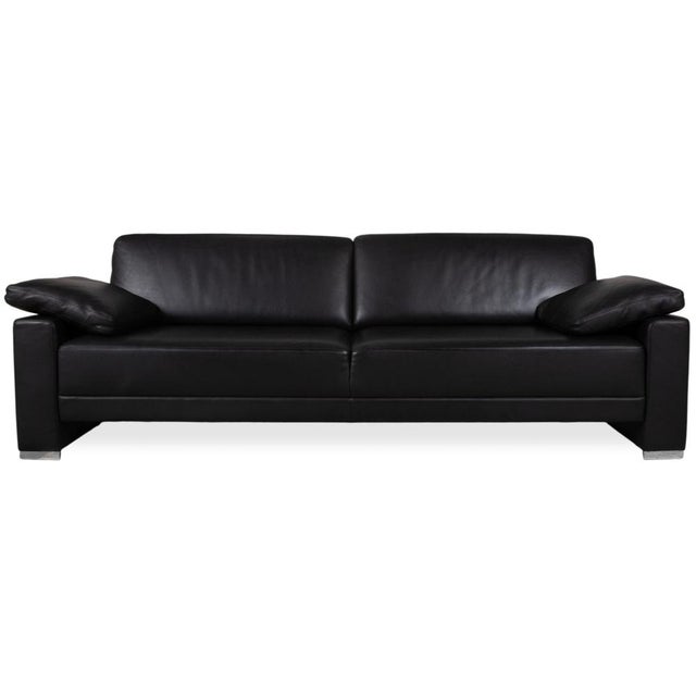 Alba 3-Seater Sofa in Black Leather from Brühl For Sale - Image 15 of 15
