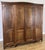 Vintage French Louis XVI Style Carved Oak 4-Door Wardrobe For Sale - Image 4 of 18
