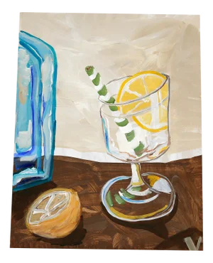 Vynka Hallam, Gina, Acrylic