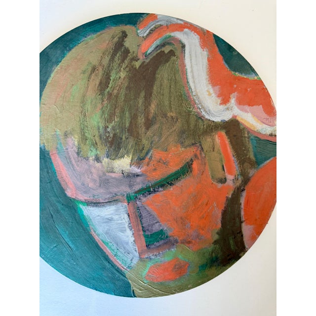 Paint Edward Avedisian, Mod Abstract Expressionist Modernist Edward Avedisian Color Field Oil Painting, c. 1979 For Sale - Image 7 of 8