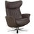 Gray Grey Taupe Joop 8115 Leather Armchair with Manual Function For Sale - Image 8 of 8
