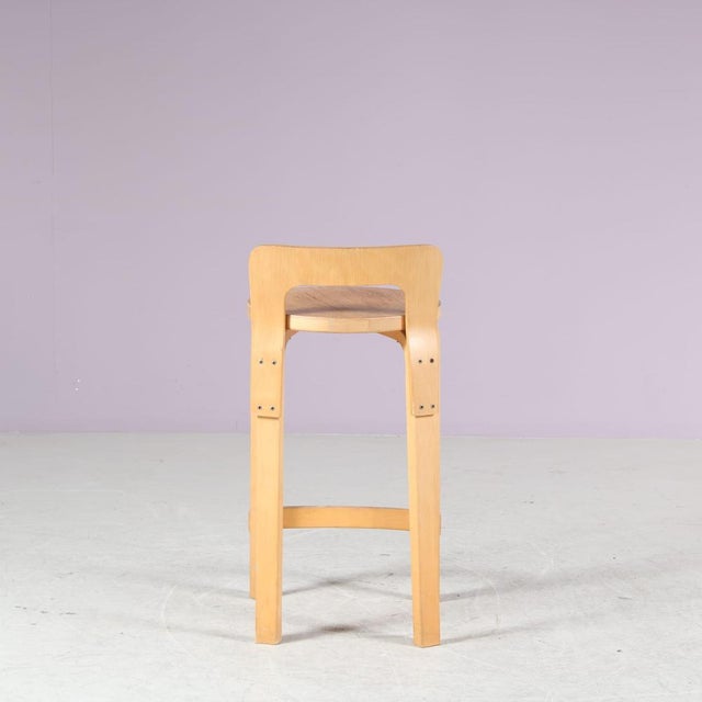 K65 Stool by Alvar Aalto for Artek, Finland, 1960s For Sale - Image 9 of 11