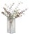 Tall Transparent Splash Vase by Mana For Sale