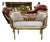 Baroque Style Bench Beige Gold Details For Sale