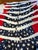 Textile American Flag Buntings 36" X 18" For Sale - Image 7 of 8