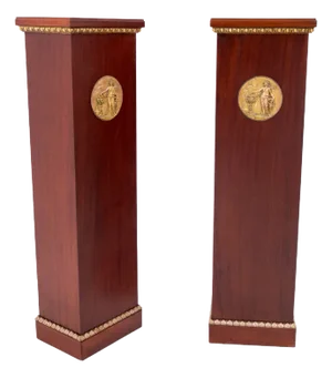 Empire Columns, France, 1880s, Set of 2