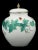 Antique Japanese Cloisonne Signed Ando White Enamel Covered Jar Butterflies For Sale - Image 4 of 6