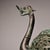 Metal Monumental Vintage Bronze Bird & Beast Incense Burner – Archaic Style Censer With Inscription For Sale - Image 7 of 10