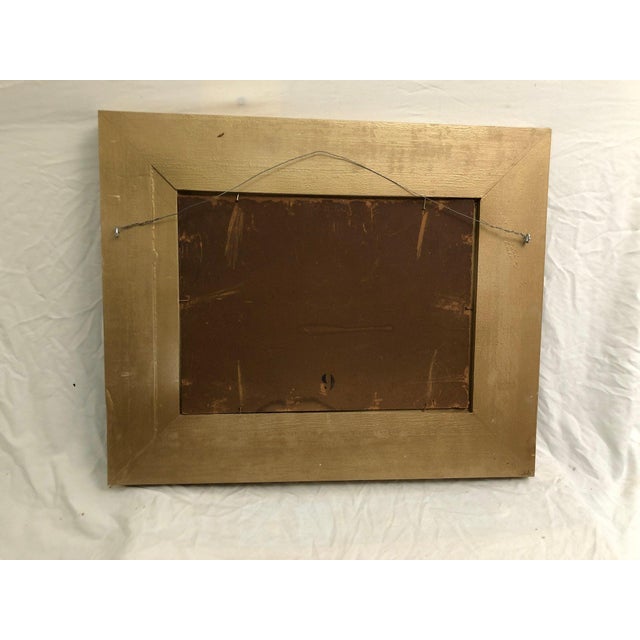 Antique 19th Century Oil on Board Pastoral Scene Charming l19th century oil on board depicting a tranquil pastoral...