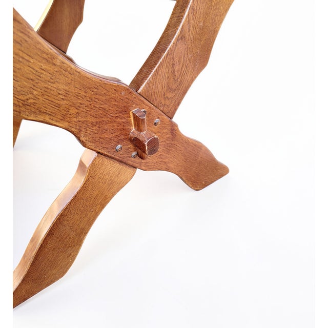 Wood Vintage Scandinavian Brutalist Scissor Dining Chairs in Pine, 1960s, Set of 4 For Sale - Image 7 of 18