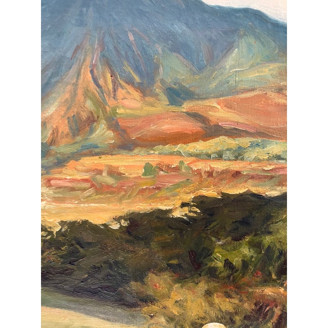 Landscape Painting by Lammeree, Mid-20th Century For Sale - Image 12 of 14