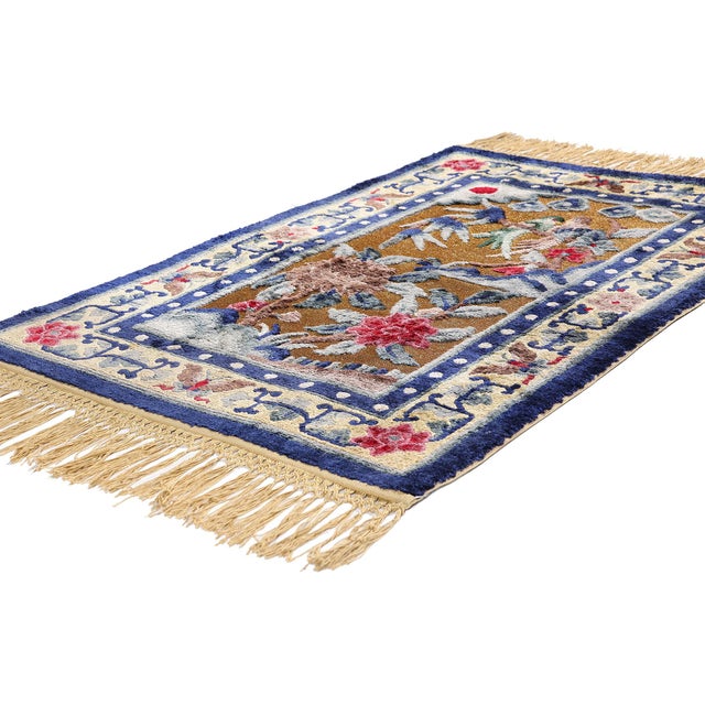 61489 Antique Chinese Peking Rug, 02'07 x 04'01. The Phoenix Ascendancy: An Imperial Peking Masterpiece of Celestial...