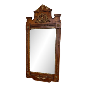 Antique Biedermeier Mirror From Early 19th Century