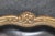 Maison Jansen Genuine Leather Gilt and Paint Decorated Grand Scale Bergere Chair For Sale - Image 9 of 15