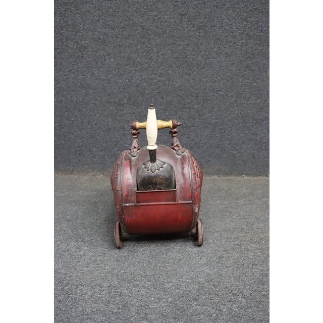 Victorian Rare Victorian Cast Metal Snail Coal Scuttle For Sale - Image 3 of 13
