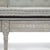 Tereza Tufted Settee Bench - Dove Gray Linen / Dove Gray Painted Frame For Sale - Image 4 of 5
