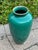 Jade Mid 20th Century Japanese Cloisonné Jade Green Enamel Vase / Urn - 10” For Sale - Image 8 of 11