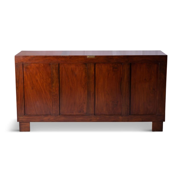 2020s Becrux Contemporary Rosewood Finish Console From Boston Mills For Sale - Image 5 of 10