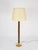Vintage Italian Floor Lamp in Rattan with Brass and Parchment, 1960s For Sale - Image 15 of 17