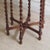 Brown Antique Baroque Style Side Table with Twisted Columns, 1890 For Sale - Image 8 of 14