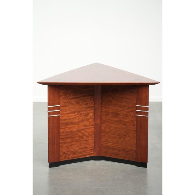 Art Deco Coffee Table by Schuitema from the Decoforma Series in Triangular Shape For Sale - Image 3 of 11
