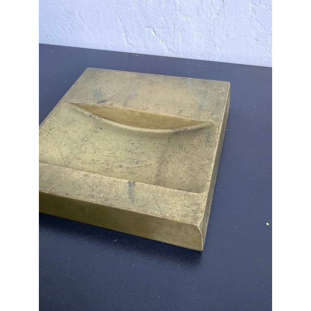 Brazilian Modern Bronze Ashtray by Eveli Przepiorka, 1980s For Sale - Image 10 of 13