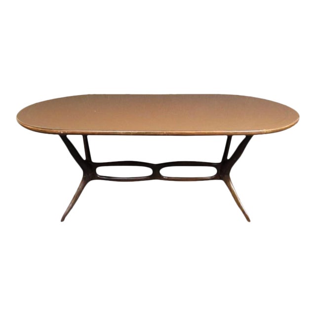 Italian Oval Glass Top Dining Table Chairish