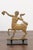 A French painted iron centaur sculpture from the early 20th century, mounted on a custom base. This French decorative...