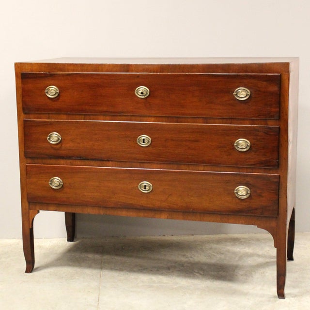 18th Century Italian Directory Chest of Drawers in Walnut For Sale - Image 13 of 13