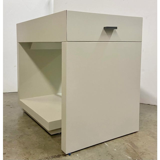 White Caracole Modern Off-White Expressions End Table For Sale - Image 8 of 8