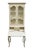 Ethan Allen Country French Collection Off White 32" Secretary Desk W. Display Hutch - Hand Painted Accents 26-9204 / 26-9205 For Sale In Kansas City - Image 6 of 18