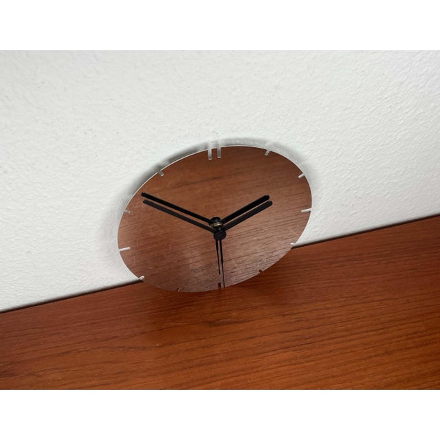 Postmodern German Chrome Wall Clock from Junghans, 1980s For Sale - Image 13 of 18