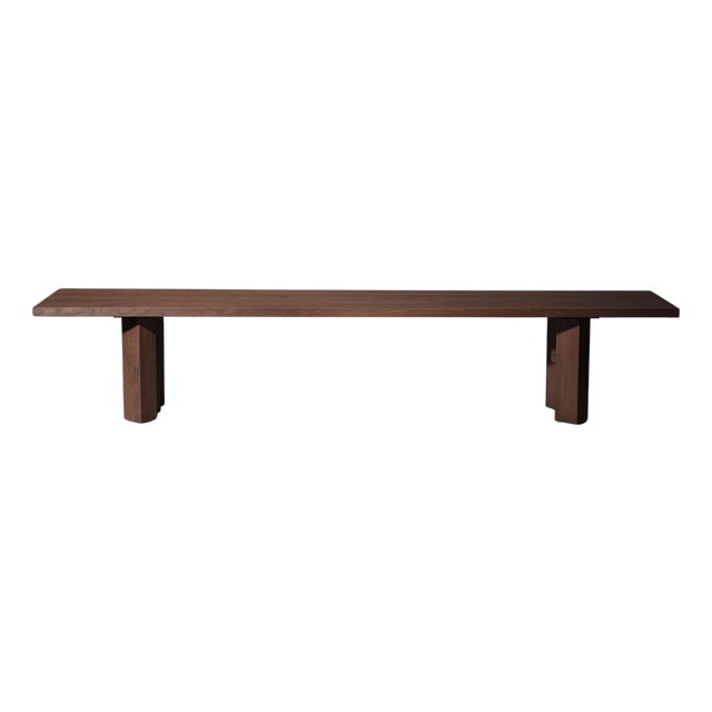 Fenestra 180 Rectangular Bench in Warm Brown European Oak by Mokko Amsterdam For Sale