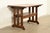 Early 20th Century Stickley Style Antique Mission Oak Arts & Crafts Metamorphic Library Table Monk's Chair | Newly Refinished For Sale - Image 5 of 15