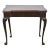 George Ii 18th Century Mahogany Irish Chippendale Game Table Flip Top Felt Top For Sale