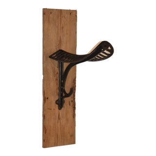 19th Century Iron Saddle Stand by J W Fiske Ny For Sale