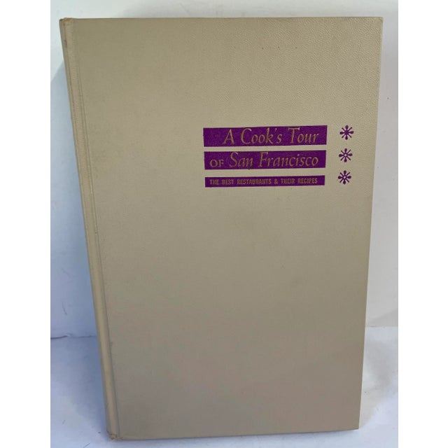 Tan Vintage 1963 “a Cook’s Tour of San Francisco- Best Restaurants and Their Recipes” Book For Sale - Image 8 of 8