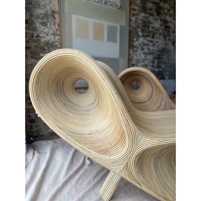 1960s Parabola Deck Chair With Ottoman For Sale In New York - Image 6 of 10