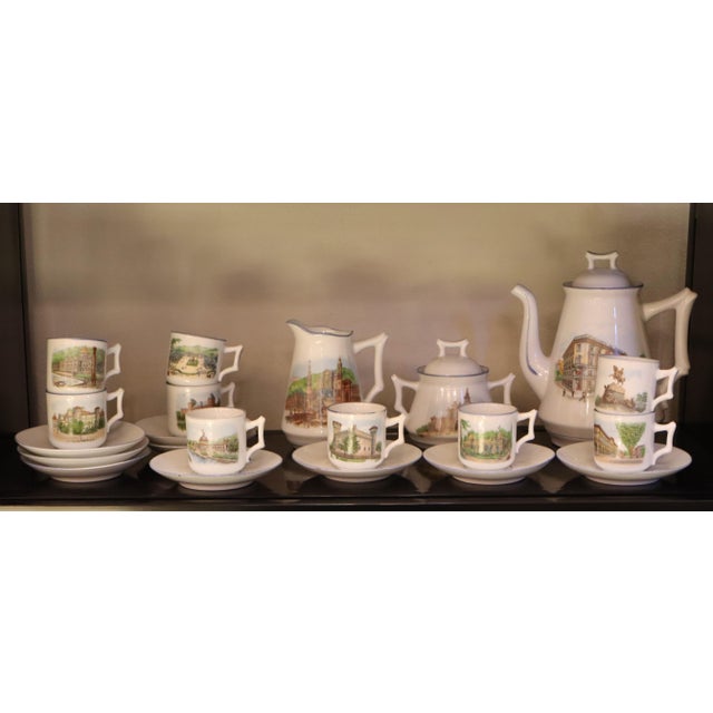 This porcelain service was designed and created by the newly formed Richard Ginori for the 1911 Turin World's Fair. The...