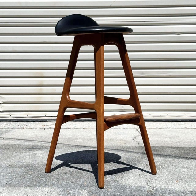 Erik Buch for Oddense Maskinsnedkeri o.d. Mobler Danish Teak Barstools For Sale - Image 13 of 18